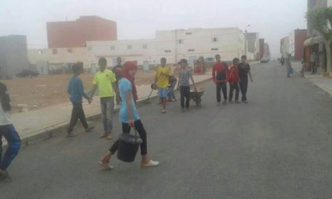 “تمحروشت” تقوم بحملة نظافة بحي المحيط