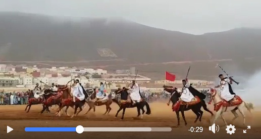 طلقة بارود تصيب فارس في مهرجان اكناري