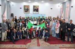 اللواء الأخضر الدولي للبيئة يرفرف فوق احدى المدارس الافناوية