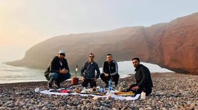 الإفطار بشواطئ سيدي افني استجمام بنكهة رمضان