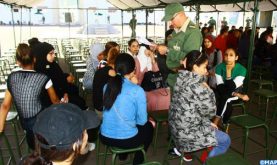 التحاق الفوج الأول من المدعوين للخدمة العسكرية بمقر القيادة العليا للمنطقة الجنوبية للقوات المسلحة الملكية بأكادير