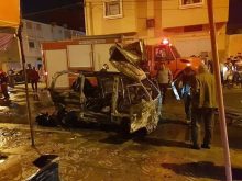 انفجار سيارة للنقل بالعيون يوقظ ساكنة حي لحشيشة في وقت متأخر من الليل