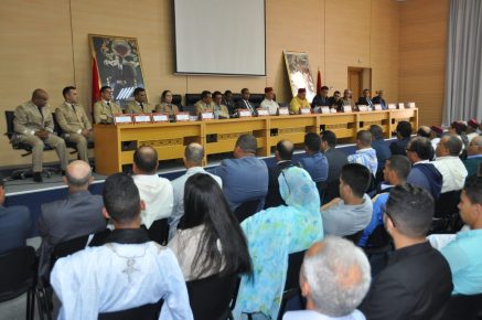حفل تنصيب رجال السلطة الجدد بسيدي إفني