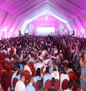 ثلاثي الاستقلال يربط لقاء جماهيري مع أكثر من 7000  من ساكنة جهة كلميم واد نون بالطنطان.
