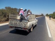 انقلاب سيارة تحمل عاملات بضيعة فلاحية بنواحي كلميم