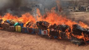 طانطان:إتلاف كميات هائلة من المخدرات والمواد المهربة