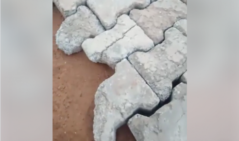 فيديو يوثق خروقات في التبليط بسيدي إفني .. والمجلس الجماعي يرد