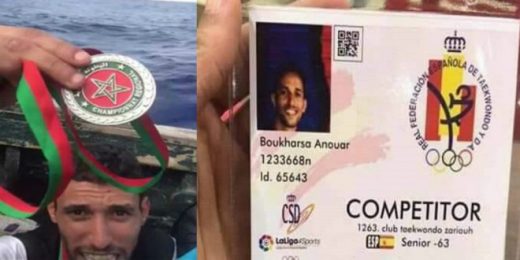 بعدما هاجر عبر “قوارب الموت”.. بوخرصة يشارك في بطولة إسبانيا للتيكواندو