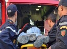 سقوط عامل كهربائي من فوق عمود بكلميم