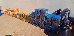 حجز حوالي ثلاث أطنان من مخدر الشيرا بطانطان