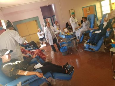 حملة أخرى ناجحة للتبرع بالدم في مستشفى سيدي افني