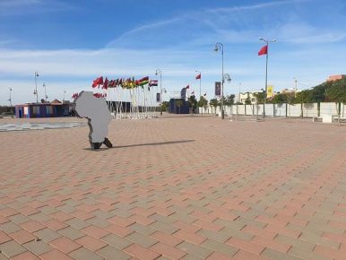 العيون تتأهب لانطلاق كأس إفريقيا للامم لكرة القدم داخل الصالات .