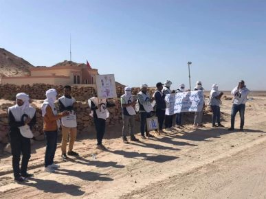 الـمعطلون الـصحراويون بالداخلة يصعدون من احتجاجهم