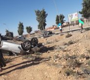 انقلاب سيارة داخل بالمجال الحضاري لمدينة كلميم.