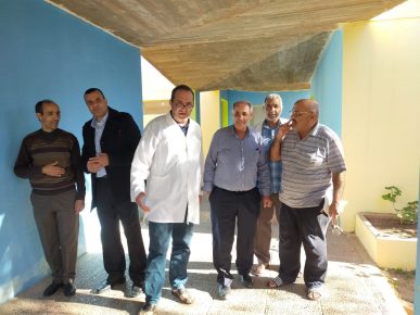 رئيس المجلس الجماعي يتفقد مؤسسة العهد الجديد في اطار الاعداد لشراكة