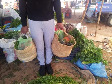 القفة المغربية التقليدية تراث قديم يوثق صداقته بالبيئة.