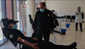 أسرة الأمن الوطني بكلميم تتبرع بالدم