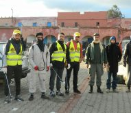 شباب جمعية الاشعاع الرياضي الباعمراني بجماعة مستي ينخرطون في عملية التعقيم بتنسيق مع السلطات