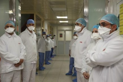 Reportage photo à l’Hôpital Militaire Moulay Ismail à Meknès, mobilisé pour renforcer les structures hospitalières dédiées à la lutte contre le Covid-19. 15042020-Meknès