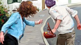 سرقة سيدة أمام وكالة مالية بكلميم