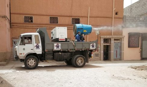 تعبئة متواصلة لجماعة كلميم بتعقيم وتطهير أحياء المدينة