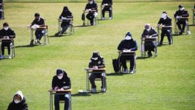 اللجوء للملاعب الرياضية لإجراء امتحانات الباكالوريا لضمان احترام التباعد الاجتماعي