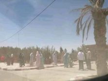 أسا الزاك : وقفة احتجاجية بسبب إنقطاع الماء الصالح للشرب في ظل إرتفاع الحرارة