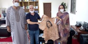 العصبة الجهوية كلميم وادنون لكرة القدم تلتقي برئيسة الجهة بوعيدة