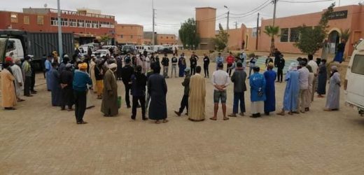 وقفة احتجاجية بتيوغزة تنديدا بالوضع الصحي ومنع وقفة اخرى بسيدي افني احتجاجا على الماء