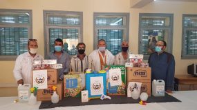 جمعية الوحدة للثقافة والتضامن تدعم قطاع التعليم بجماعة لقصابي بكمية من المواد الوقائية