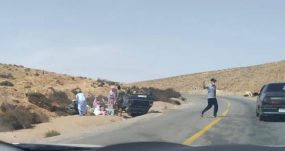 الطنطان: انقلاب سيارة خفيفة بطريق رأس أومليل