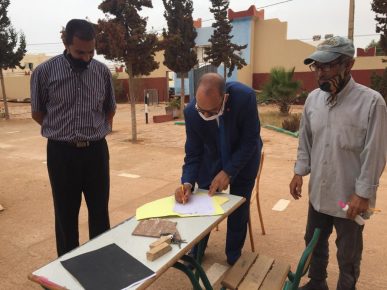 مدير الأكاديمية في زيارات تفقدية لمؤسسات طانطان