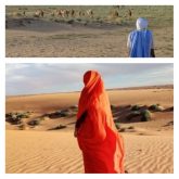 الانسان الصحراوي وزيه الخاص:الملحفة والدراعة