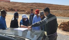 لحسن بلفقيه يتفقد عدة مشاريع طرقية بإقليم إفني