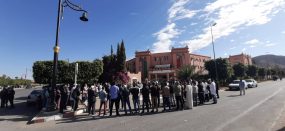 كلميم: عودة الأساتذة الى الاحتجاج