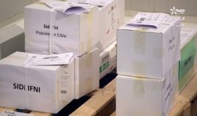 وصول الدفعة الثالثةللقاح الى سيدي افني وسط حراسة مشددة