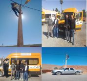 اشغال صيانة شبكة الكهرباء بافركط وتسليم حافلة للنقل مدرسي من طرف مجلس الاقليمي .