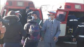 بالتفاصيل: انقاذ مهاجرين بسواحل إفني من طرف الدرك الملكي.