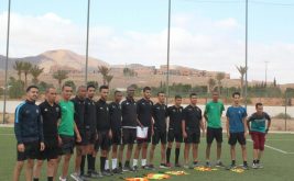 صور حصة تطبيقية لحكام عصبة كلميم وادنون لكرة القدم .