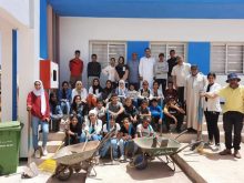 حملة نظافة واسعة بأرجاء الثانوية الإعدادية 30 يونيو