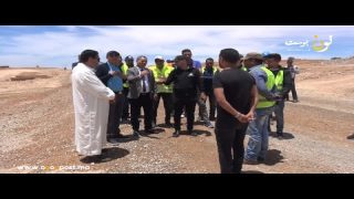 لجنة اقليمية في زيارة لتتبع تقدم أشغال الطرق بإقليم سيدي إفني