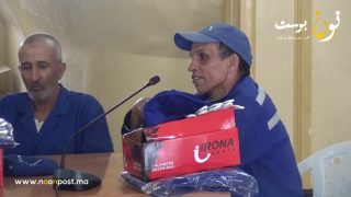 فريق الصيانة بجماعة بسيدي افني