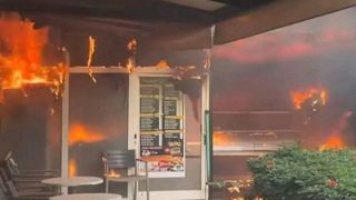 اندلاع حريق بمقهى بمدينة طانطان أثناء مرور الكرنفال امكار