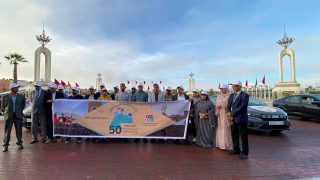 باشا العيون يعطي انطلاقة القافلة الإعلامية الجهوية الأولى احتفاءً بالذكرى الخمسين للمسيرة الخضراء