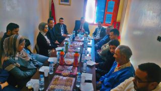 ضيق القاعة يطغى على حفل تنصيب المدير الإقليمي للتجهيز والنقل بسيدي إفني